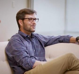 Man on couch